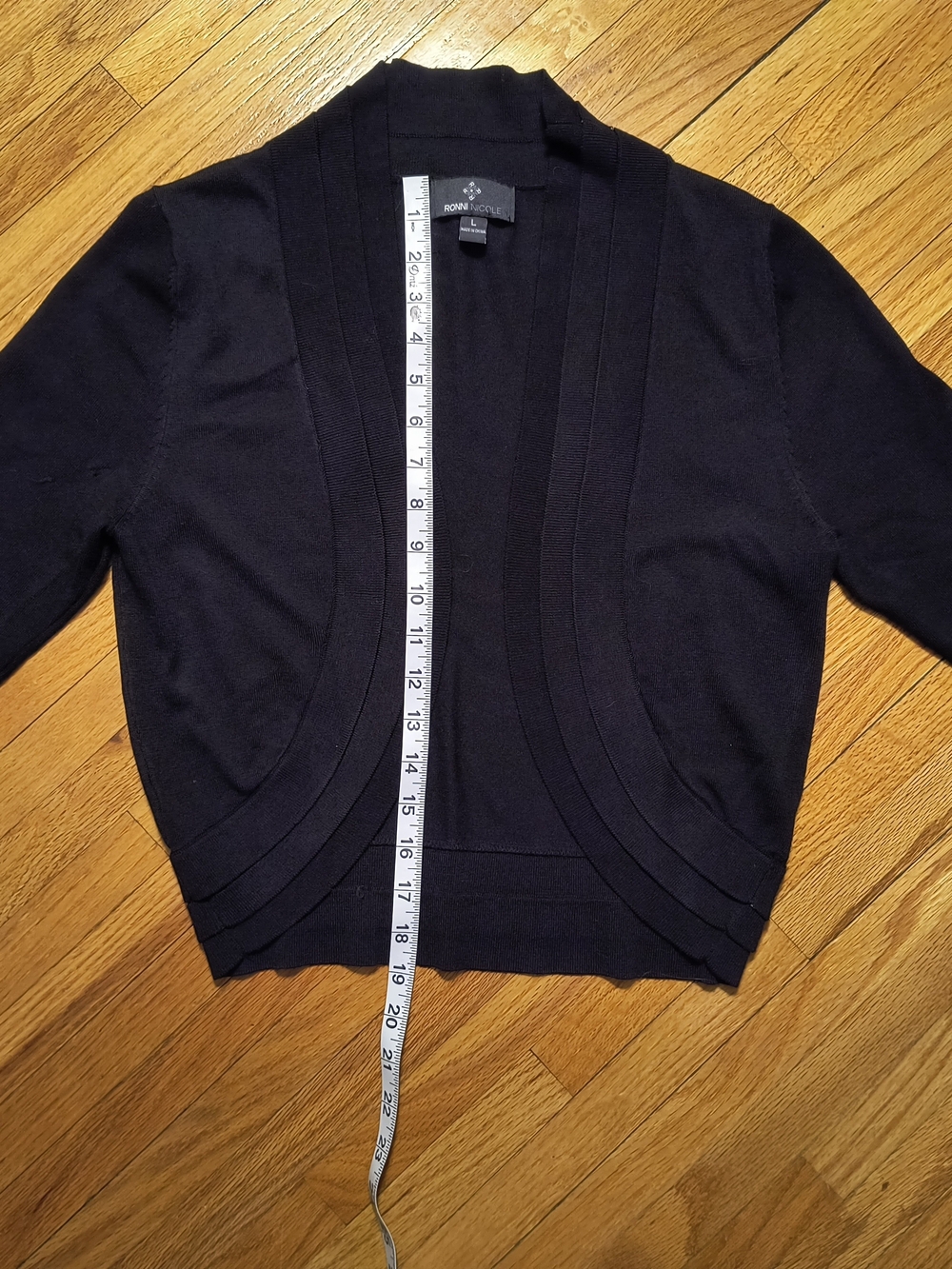 Black Shrug Sweater - Picture 11 of 14